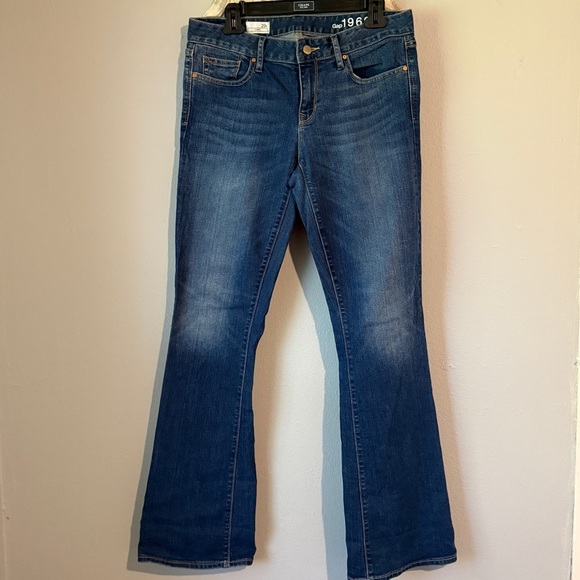 GAP Curvy 29r Flare Blue Jeans - Picture 1 of 7